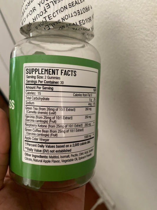 Gomas emagrecer VERDES