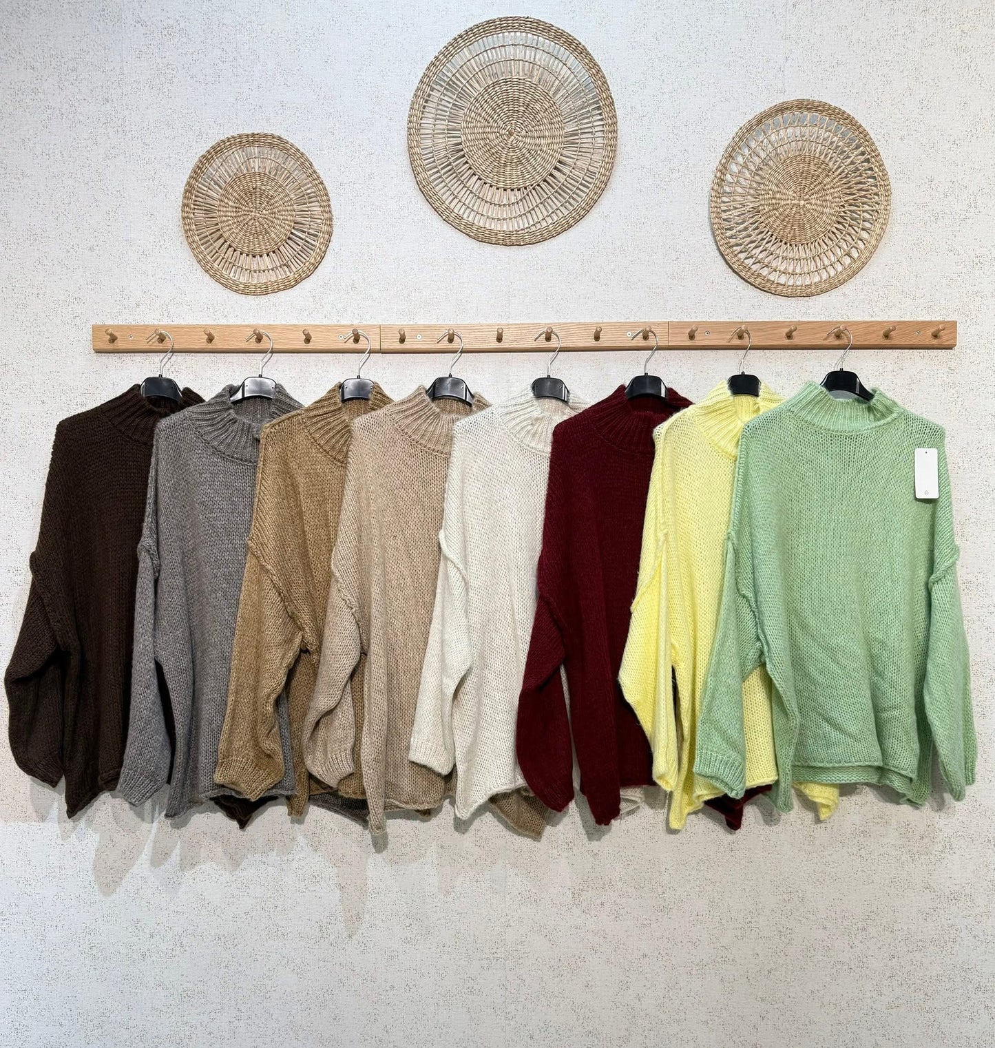 Camisolão malha em lã OVERSIZE