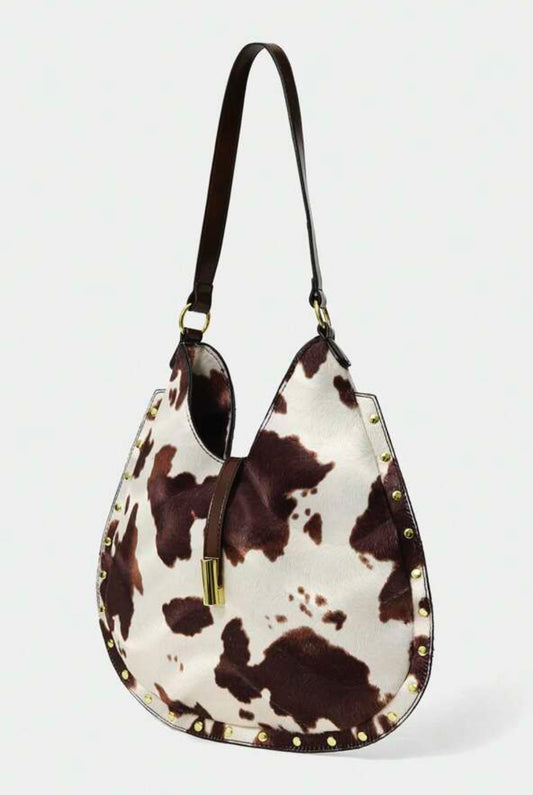 Mala animal print pelinho 3D