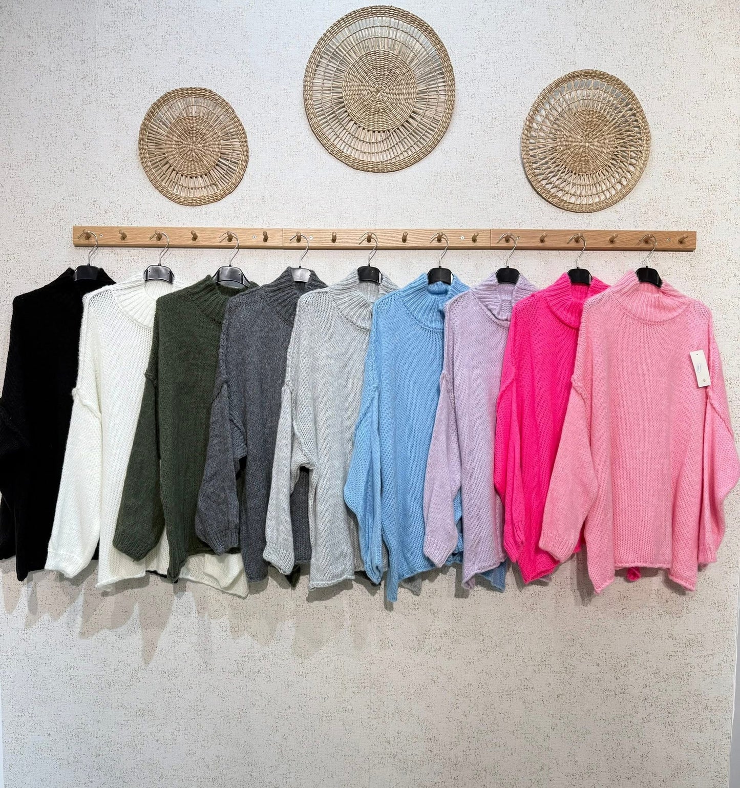 Camisolão malha em lã OVERSIZE